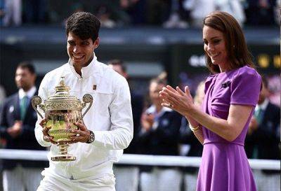 Catherine, Princess of Wales, attends Wimbledon men's final