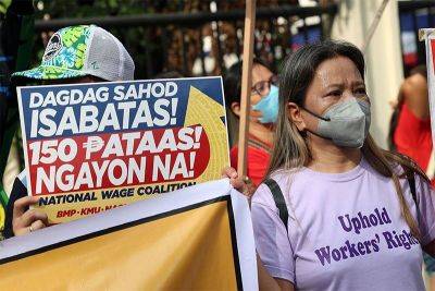 Mayen Jaymalin - Sonny Matula - Workers insist on P150 legislated wage hike - philstar.com - Philippines - city Manila, Philippines