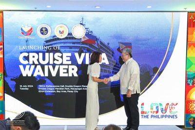 Christina Frasco - Justice - Cruise Visa Waiver Program launched to boost Philippine cruise tourism portfolio - philstar.com - Philippines - city Manila, Philippines