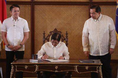 Amenah Pangandaman - Alexis Romero - Marcos signs laws on procurement reform, anti-financial scams - philstar.com - Philippines - city Manila, Philippines