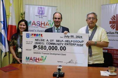 Ilan Fluss - International - Mashav Israel funds livelihood project for rural provinces - manilatimes.net - Philippines - Israel - city Victoria