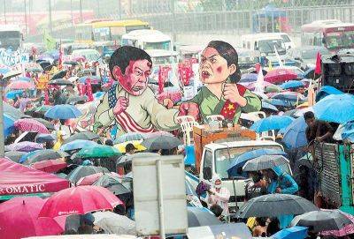 Emmanuel Tupas - Sara Duterte - Marcos Duterte - Melencio Nartatez-Junior - Rommel Francisco Marbil - PNP to charge protesters for burning effigies - philstar.com - Philippines - city Quezon - city Manila, Philippines