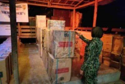 John Unson - Zamboanga seaborne cops seize P5-M worth of imported cigarettes - philstar.com - Indonesia - county Island - city Cotabato