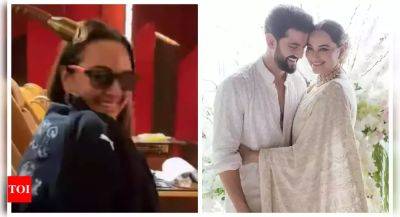 Sonakshi Sinha and Zaheer Iqbal enjoy a movie date as they watch Deadpool & Wolverine!