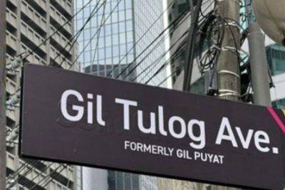 Ferdinand Marcos - Nillicent Bautista - Abby Binay - Brand behind viral ‘Gil Tulog’ street signs issues apology - philstar.com - Philippines - city Manila, Philippines