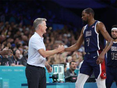 Olympics - Kevin Durant - Devin Booker - Basketball - Nikola Jokic - Stephen Curry - Durant inspires USA in rout of Serbia to launch Olympic defense - philstar.com - Usa - France - Serbia - state Golden - city Tokyo - city Manila