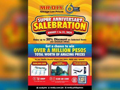 MR.DIY marks 600th store milestone with 'Super Anniversary Salebration'