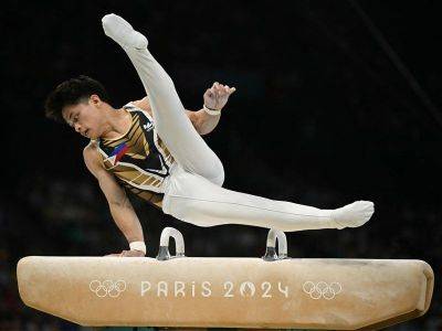 Ralph Edwin Villanueva - Paris Olympics - Carlos Yulo - Carlos - Carlos Yulo storms back from pommel horse setback, but still misses all-around podium in Paris - philstar.com - Philippines - Japan - China - city Paris - city Manila, Philippines