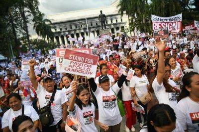 Jesus Christ - Apollo Quiboloy - Israelito Torreon - Quiboloy's church slams freeze order, inclusion of SMNI - philstar.com - Philippines - Usa - city Davao - city Manila, Philippines