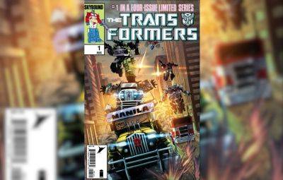 Jeepney Autobot on limited cover of 'Transformers' 40th anniversary comic