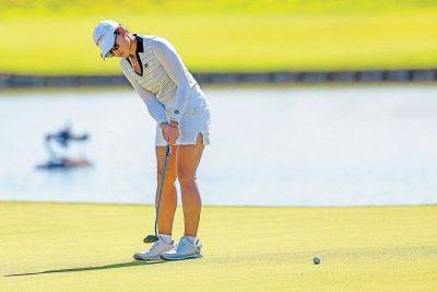 Bianca gave it all until the last putt