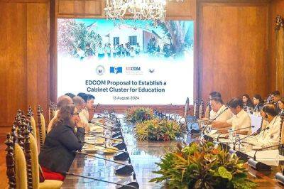 Ferdinand Marcos-Junior - CATHERINE S VALENTE - Edgardo Angara - Cabinet cluster to tackle crisis in education - manilatimes.net - Philippines