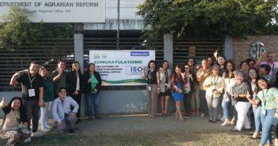 DAR Regional Office Caraga clinches ISO 9001:2015 Quality Management System certification