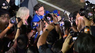 Ferdinand Marcos-Junior - Manny Pacquiao - Paris Olympics - Nesthy Petecio - Carlos Yulo - Filipino gymnast who won 2 Olympic golds in Paris gets hero's welcome and free buffets for life - ctvnews.ca - Philippines - Usa - city Manila - city Paris