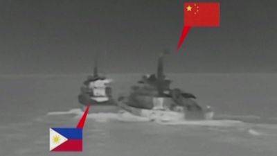 Jonathan Malaya - Mao Ning - Sabina Shoal - Philippines, China trade blame after vessels collide in South China Sea - ctvnews.ca - Philippines - Usa - China - city Beijing - city Manila