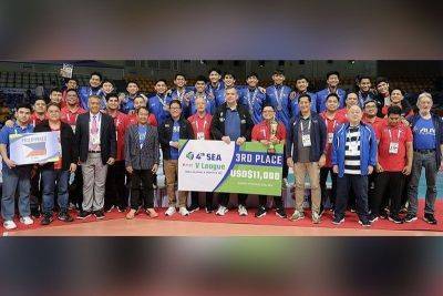 Joey Villar - Olympics - Asia - Alas men take bronze in Southeast Asia V. League - philstar.com - Philippines - Italy - city Manila, Philippines