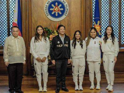 Olympian golfer, gymnasts pay courtesy call on Marcos