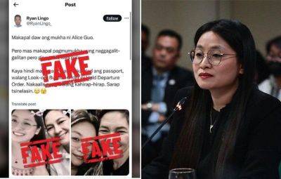 Risa Hontiveros - Alice Guo - Cassandra Li 51 (51) - Hontiveros denies ties to Alice Guo, calls circulating photos 'fake' - philstar.com - Philippines - Indonesia - city Manila, Philippines