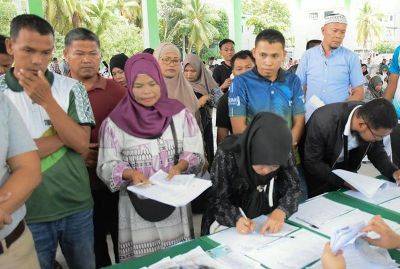 John Unson - Ahod Ebrahim - Muslimin Sema - 163 Islamic missionaries receive stipends from BARMM - philstar.com - Philippines - county Del Norte - province Cotabato - city Marawi - city Cotabato, Philippines