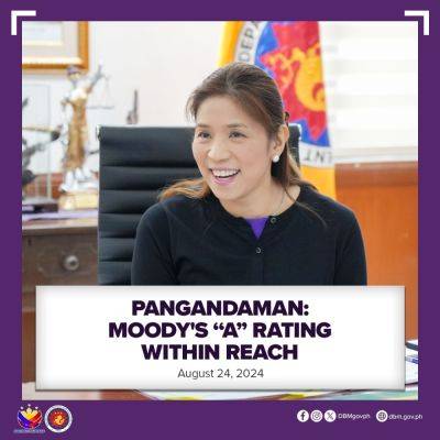 Pangandaman: Moody's “A” Rating Within Reach