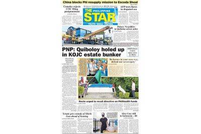 The STAR Cover (August 27, 2024) - philstar.com