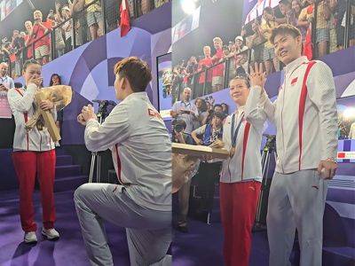 From gold to 'I do': China's badminton player wins gold, gets engaged