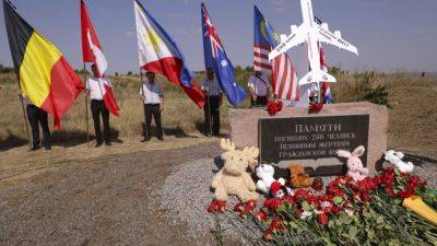 MH17 victims honoured at Ukraine crash site memorial 10 years on as Moscow denies responsibility