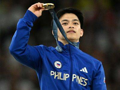 Ralph Edwin Villanueva - Hidilyn Diaz - Olympics - Carlos Yulo - Carlos Yulo wins Olympic gold medal with near-flawless floor exercise performance - philstar.com - Philippines - Britain - Israel - city Tokyo - city Manila, Philippines