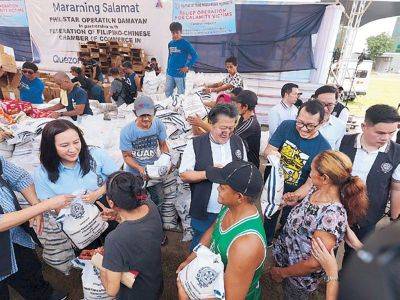 Damayan distributes rice to calamity-hit families in Quezon City