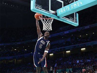 Anthony Edwards - Olympics - Steve Kerr - Joel Embiid - Kevin Durant - USA stroll past Puerto Rico to stay unbeaten at Olympics - philstar.com - Usa - France - Serbia - Puerto Rico - city Manila - South Sudan - city Atlanta