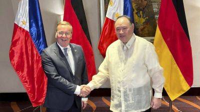 Ferdinand Marcos - JIM GOMEZ - Gilberto Teodoro - Germany and the Philippines agree to rapidly finalize a defense pact to address security threats - apnews.com - Philippines - Usa - Germany - China - Ukraine - Washington - city Beijing - city Manila, Philippines