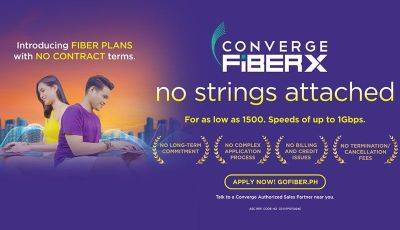 Fiber freedom: Converge unveils contract-free FiberX Plans