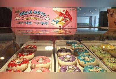 Hello Kitty 50th anniversary doughnuts revealed