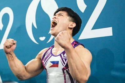 Carlo Paalam - Hidilyn Diaz - Olympics - Carlos Yulo - Russell Cadayona - Unang gold ng pinas binigay ni Yulo | Pilipino Star Ngayon - philstar.com - Philippines - Australia - France - Britain - Israel - city Tokyo - city Paris, France - city Manila, Philippines