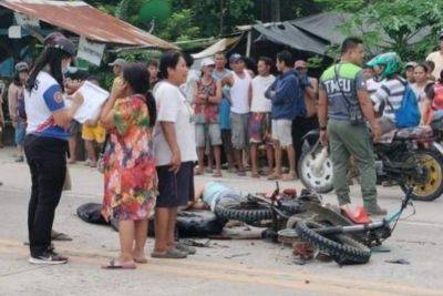 John Unson - Drunk motorcycle riders die in Kidapawan City road mishap - philstar.com - city Cotabato - city Kidapawan