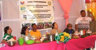 NoCot farmers’ group receives P1.4 M farm tractor to mechanize upland farming