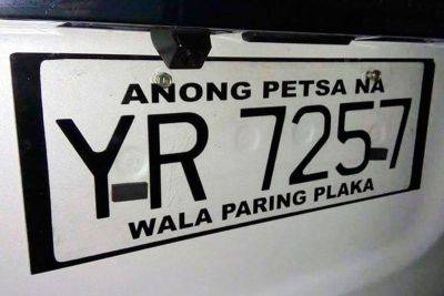 Bella Cariaso - Francis Tolentino - Mendoza Ii - Deadline on use of temporary plates extended - philstar.com - Philippines - city Manila, Philippines