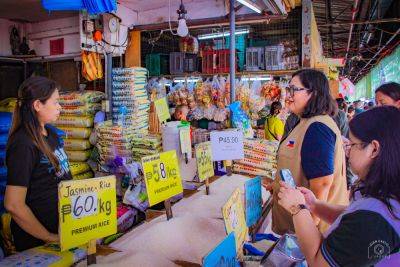 DA observes lower rice price at key Metro Manila markets