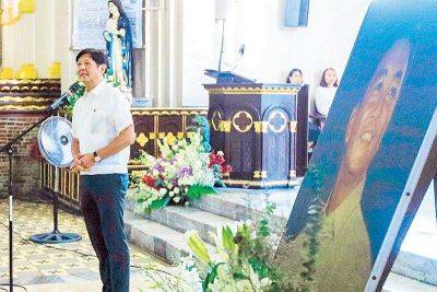 Ferdinand Marcos-Senior - Helen Flores - Imee Marcos - Ilocos Norte - Marcos Jr. honors father on 107th birthday - philstar.com - Philippines - city Manila, Philippines