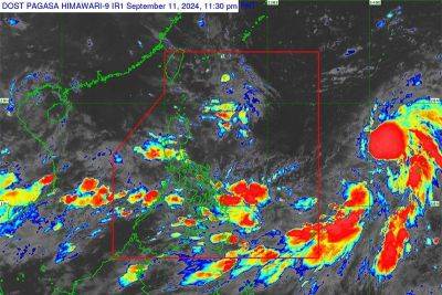 Tropical cyclone enters PAR tomorrow