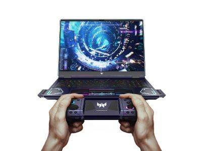 ‘Predator Project DualPlay’ is a gaming laptop with detachable touchpad-controller