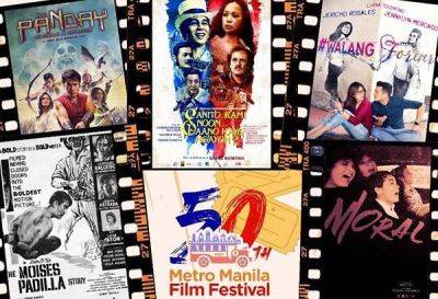 Kristofer Purnell - Vic Sotto - Pepe Diokno - Fernando Poe-Junior - MMFF announces 50 films screening for P50 to mark golden anniversary - philstar.com - Philippines - city Santos - city Manila, Philippines