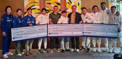 Paris Olympics - Aira Villegas - Abraham Tolentino - Carlos Yulo - Enrique Razon - International - Team Philippines - Yulo P10M richer after ICTSI reward - philstar.com - Philippines - city Pasay - city Paris - city Manila, Philippines