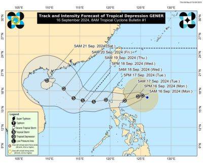 Arlie O Calalo - Signal No. 1 up in Cagayan, Isabela, Quirino as LPA turns into tropical depression - manilatimes.net - Philippines - county Del Norte - city Santa Ana - county Luna - city Tuguegarao - city Palayan - city Manila, Philippines