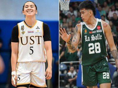 Camille Clarin - Monty Montebon - Basketball - Kent Pastrana - La Salle's Quiambao, UST's Pastrana earn UAAP weekly player honors - philstar.com - Philippines - China - county La Salle - county Archer - county Green - city Manila, Philippines