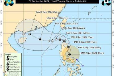 Ian Laqui - 'Enteng' spotted over Infanta, Quezon - philstar.com - Philippines - city Manila, Philippines