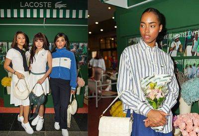 Rose M.Afinidad - Deni Rose M AfinidadBernardo - Sofia Andres - Gabbi Garcia - Chelsea Manalo - Lacoste opens café, Miss Universe Philippines 2024 Chelsea Manalo in attendance - philstar.com - Philippines - France - city Makati - city Manila, Philippines