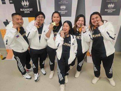 Filipinas scoop up gold in Chess Olympiad group