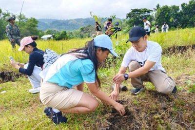 Service-oriented group, Marines plant trees in Maguindanao watershed