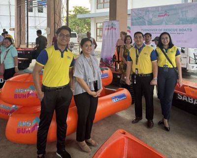 BDO Foundation donates rescue boats to Angat Buhay